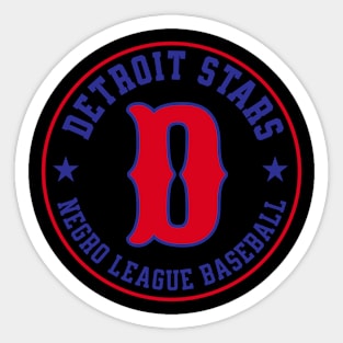 The Detroit Stars Negro League Baseball - Tribute Red D Sticker